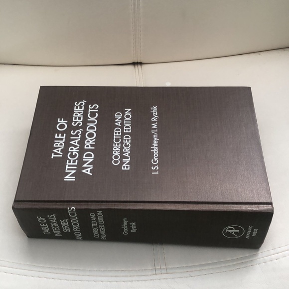 Table of Integrals, Series and Products, Corrected and Enlarged Edition - Picture 10 of 16